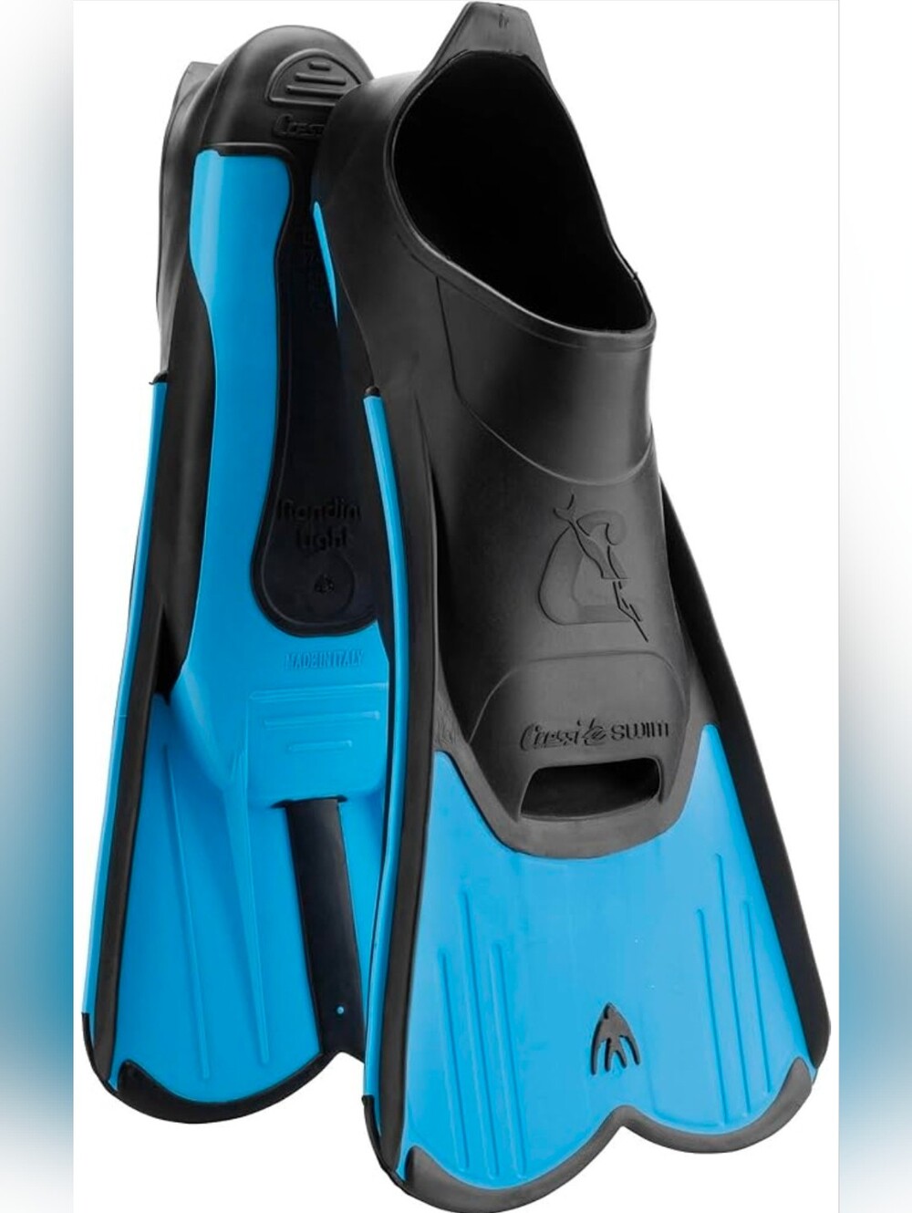 Cressi Light Swim Fins Full Foot Travel Fin  Size 6 .5/7.5